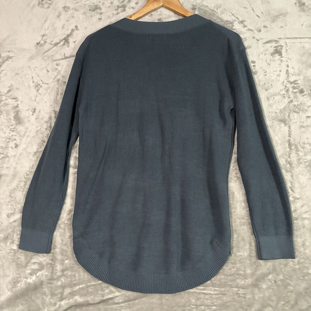 NWT Kate & Sam Navy Ribbed Heart Sweater Small Cottagecore Coquette Soft Girl - Picture 3 of 10
